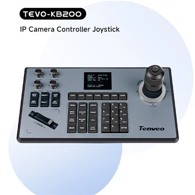 Tenveo KB200 PTZ 컨트롤러 IP 카메라 컨트롤러 조이스틱 지원 NDI POE
