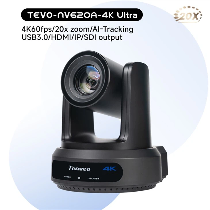 TEVO-NV620A-4K 20배 광학 줌 화상 회의 카메라